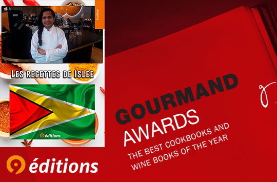 Les recettes d'Islee sélectionné pour les Gourmand World Cook Awards